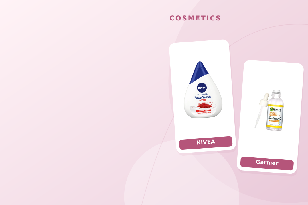 NIVEA Milk Delights Saffron Face Wash, 100 ml, Garnier Bright Complete Vitamin C Booster Serum, 30 ml