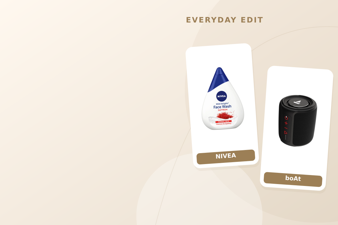 NIVEA Milk Delights Saffron Face Wash, 100 ml, boAt Stone 352 Bluetooth Speaker - Black