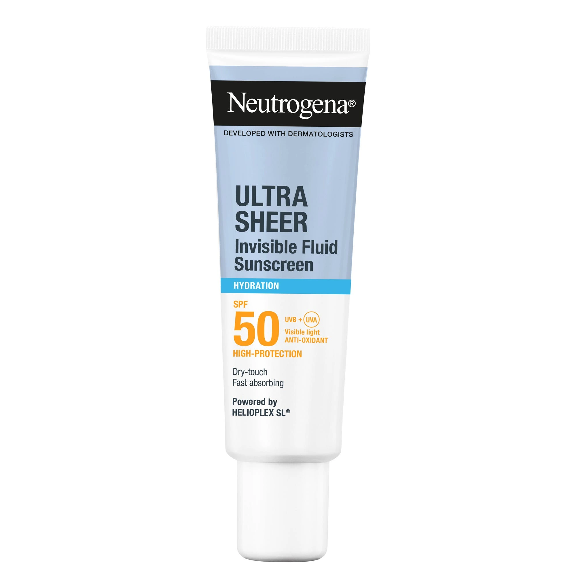 Neutrogena Ultra Sheer Invisible Fluid Sunscreen SPF 50, 50 ml
