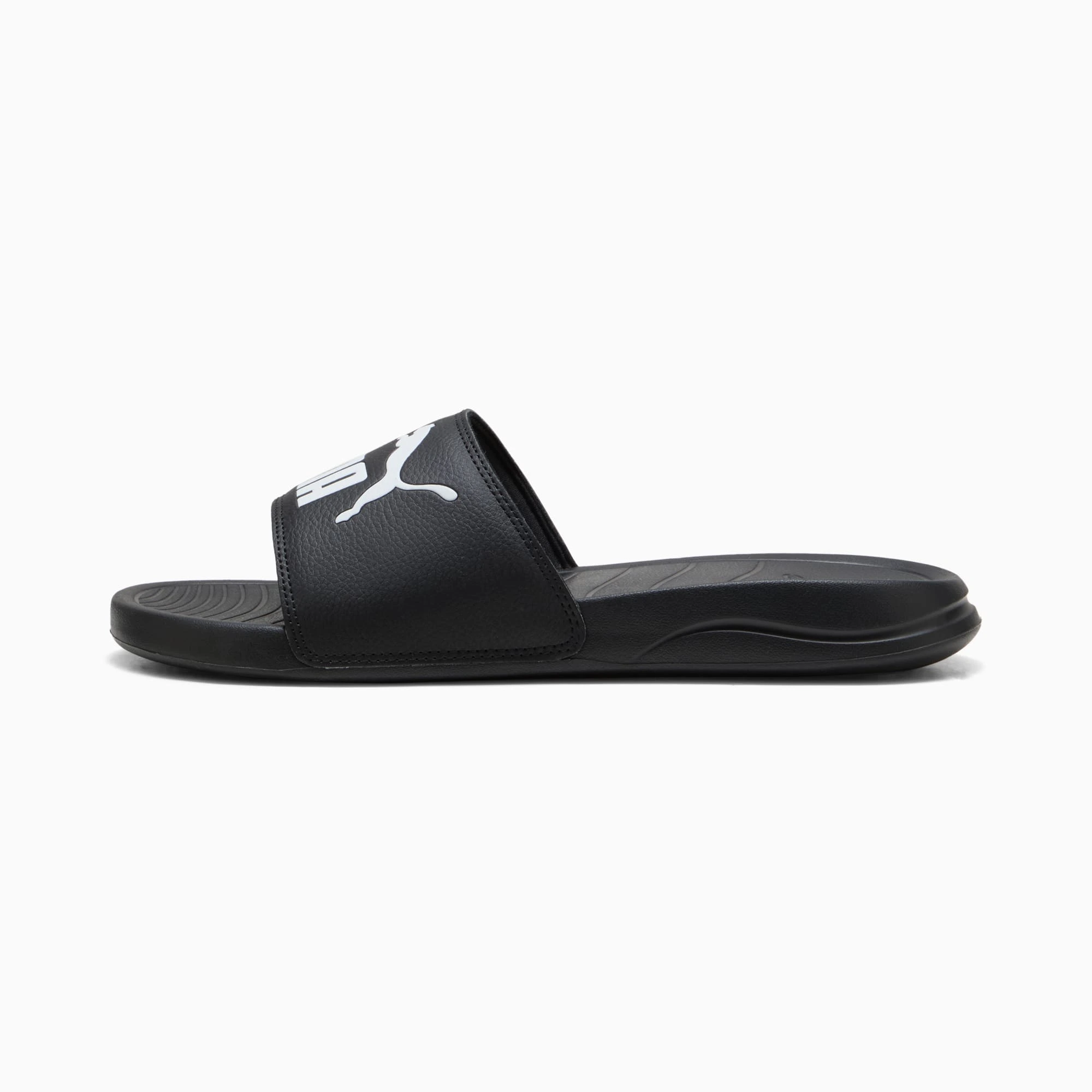 PUMA Popcat 20 Slides - Black/White, 372279-01